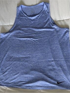 Nike Blue Heathered Dri-FIT Shirt XL